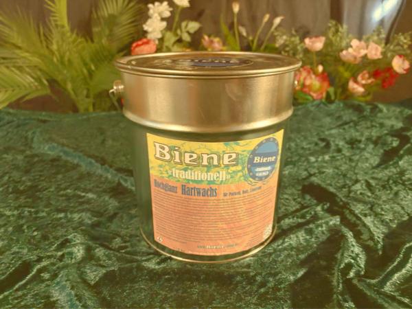 Biene Parkett Wachs fest 5 Liter für langlebigen Holzschutz und pflegende Wachspflege von Parkett und Holzböden